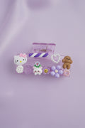 Lavender Kitty Mini Clip