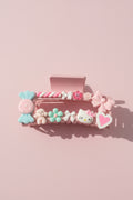 Pink Kisses Hair Clip