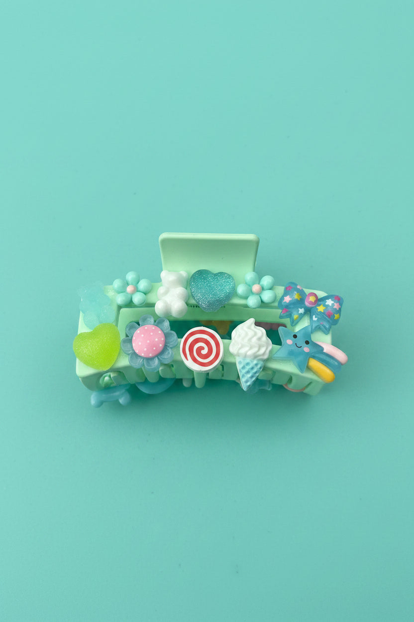 Minty Dreams Hair Clip