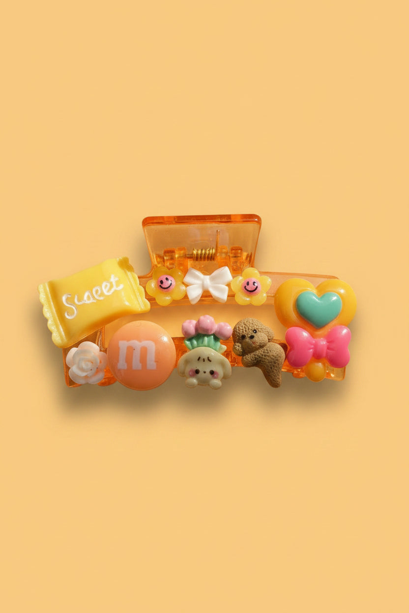 Sunny Orange Mini Clip