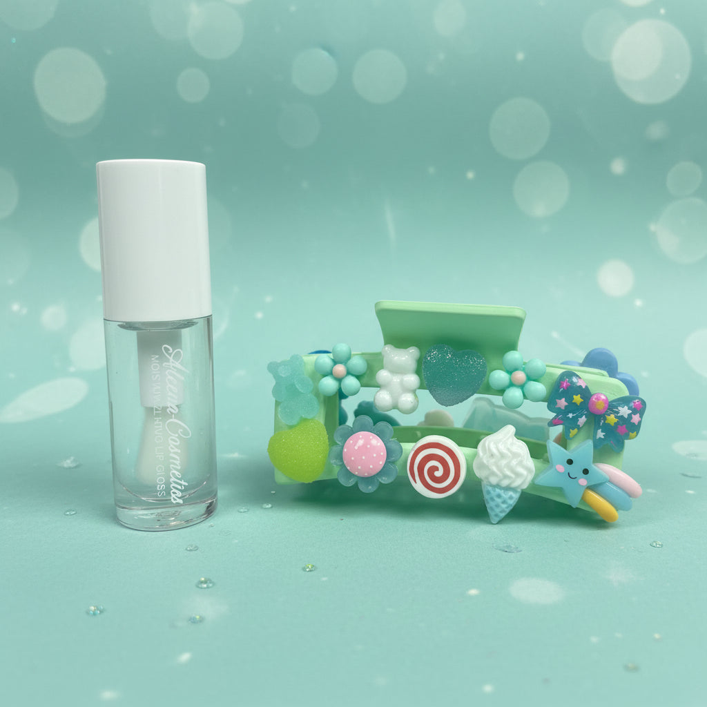 Minty Dreams Hair Clip